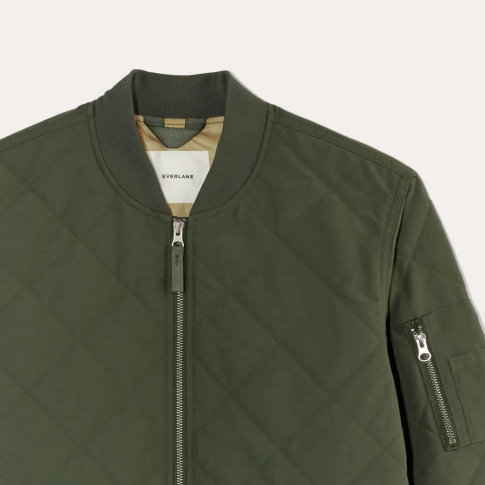 Men’s The Quilted Bomber Jacket Evereve - Picture 6 of 6